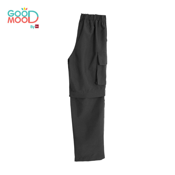 Good Mood by bsc กางเกงคาร์โก้ 2in1 สีดำ สำหรับเด็กอายุ 2-9 ปี ผ้าคอตตอน ICCSHOPPING