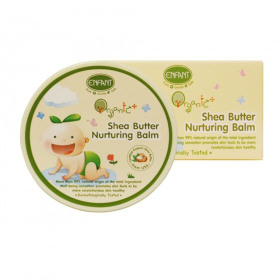 Enfant (อองฟองต์) Organic Plus Shea Butter Nurturing Balm เชียบัตเตอร์ แนรทูริ่ง บาล์ม ใช้ได้ตั้งแต่แรกเกิด 30g. ICCSHOPPING