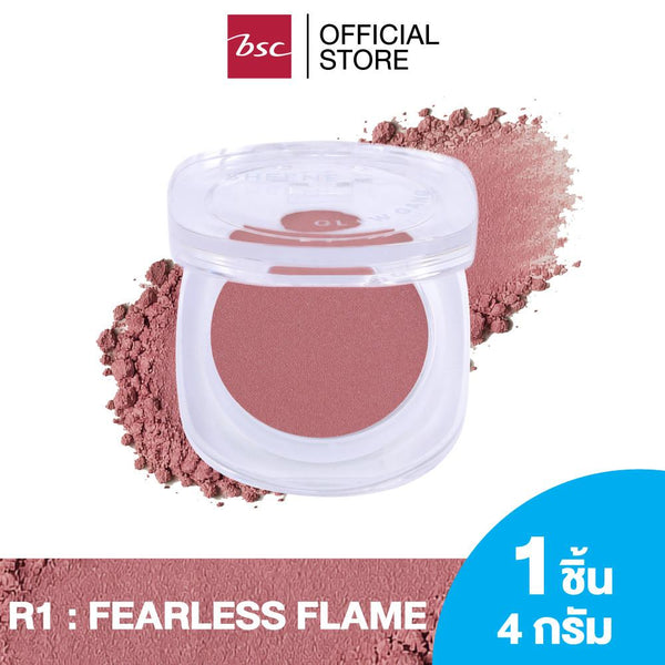 SHEENE GLOW GANG GLITZ BLUSH ชีนเน่ โกลว์ แก๊ง กลิตซ์ บลัช บลัชออนเนื้อเนียนละเอียด ให้ประกายโกลว์กลิตซ์แบบสดใส ICCSHOPPING
