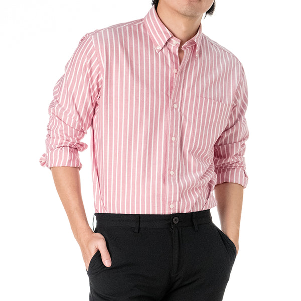 era-won เสื้อเชิ้ต รุ่น Oxford shirts Mercerizing สี Native Red 