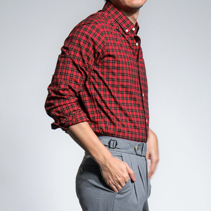 era-won เสื้อเชิ้ต ทรงปกติ รุ่น Dress Shirt สี Red tamiya 