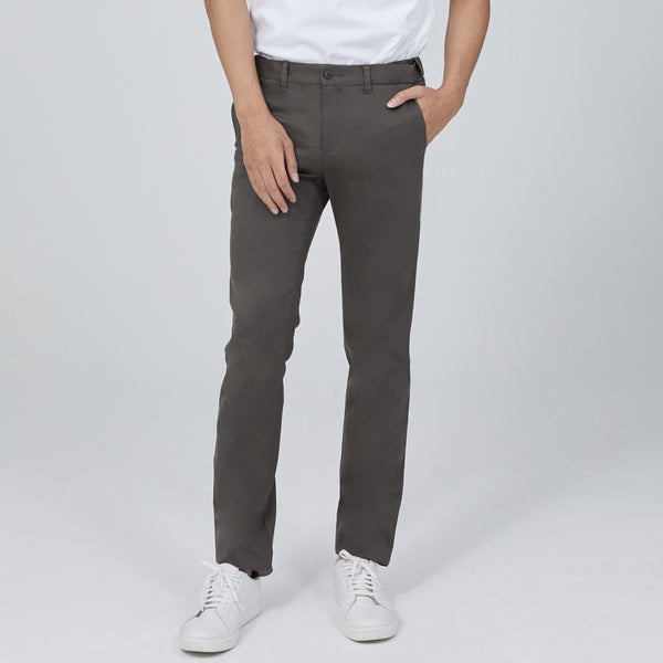ARROW CHINO กางเกงชิโน่ ลำลองขายาว SMART Fit รุ่น Easy Move ปรับเอวได้ MECM9T5-OV สีเขียวขี้ม้า 