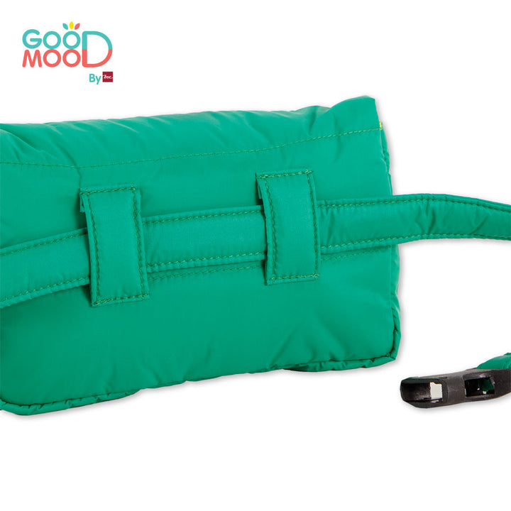 Good Mood by bsc กระเป๋า 2in1 สะพายข้าง+คาดอก สกรีน โลโก้ GOOD MOOD สีเขียว สำหรับเด็กอายุ 3-8 ปี ผ้า Poly ICCSHOPPING