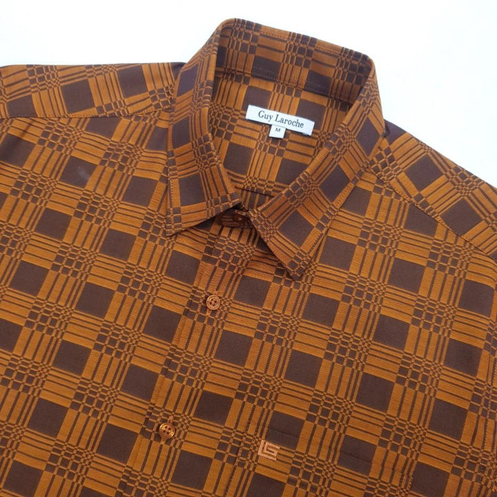 Guy Laroche เสื้อเชิ้ตลำลองแขนสั้น ทรง SLIM FIT รุ่น BAC9203S4 ICCSHOPPING