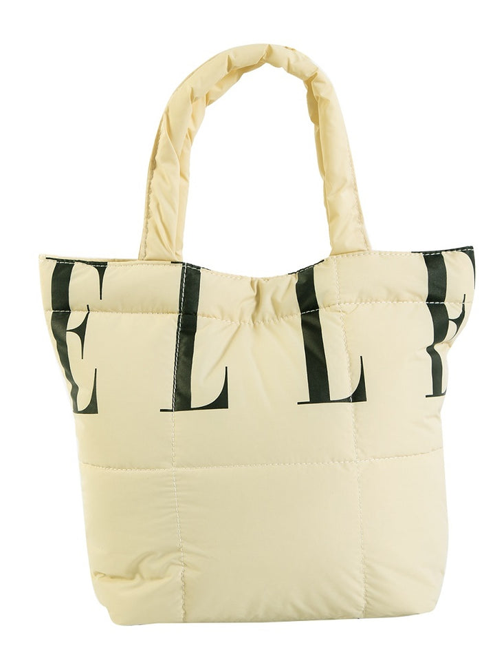 ELLE HOMME BAG กระเป๋าผ้า Puffy Bag Marshmallow Collection รุ่น H8H012 