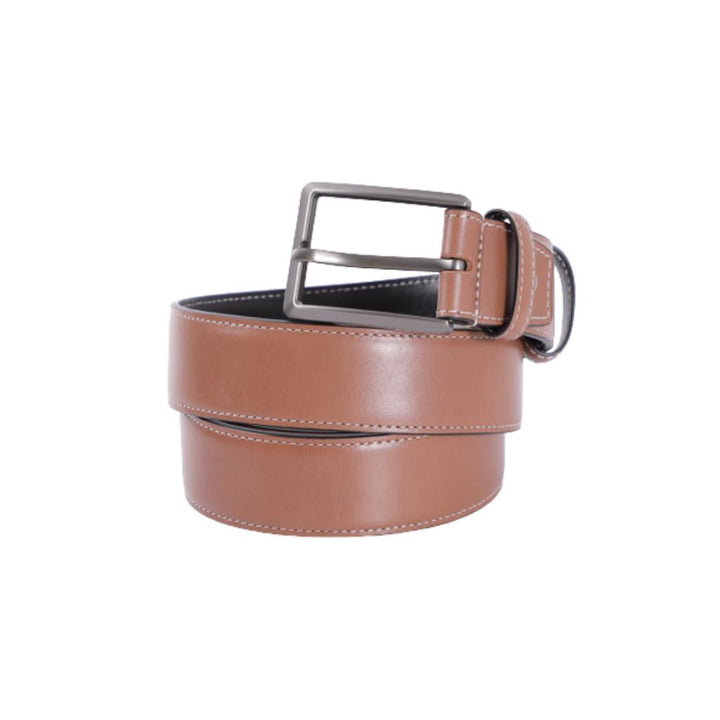 Guy Laroche เข็มขัดหนังผู้ชาย แบบหัวเข็ม รุ่น MGB0022PW5 - สีน้ำตาล Guy Laroche