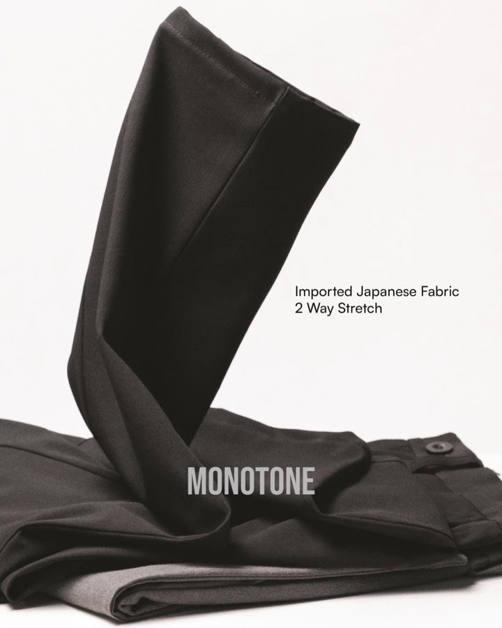 era-won กางเกงสแลคขายาว ทรงเดฟ Monotone workday สี Black Butterfly (สีดำ) ICCSHOPPING