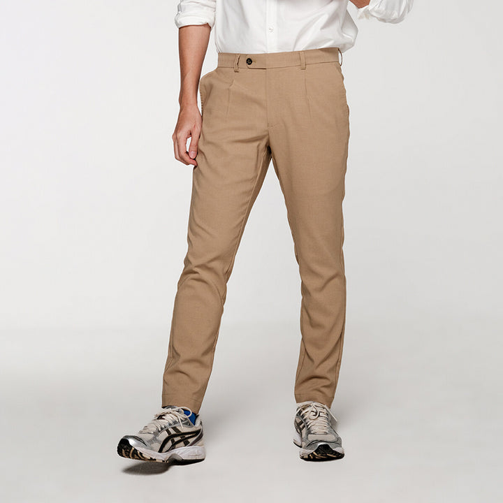 era-won กางเกง รุ่น Luxury details V3 ทรง Skinny Crop สี Beige 