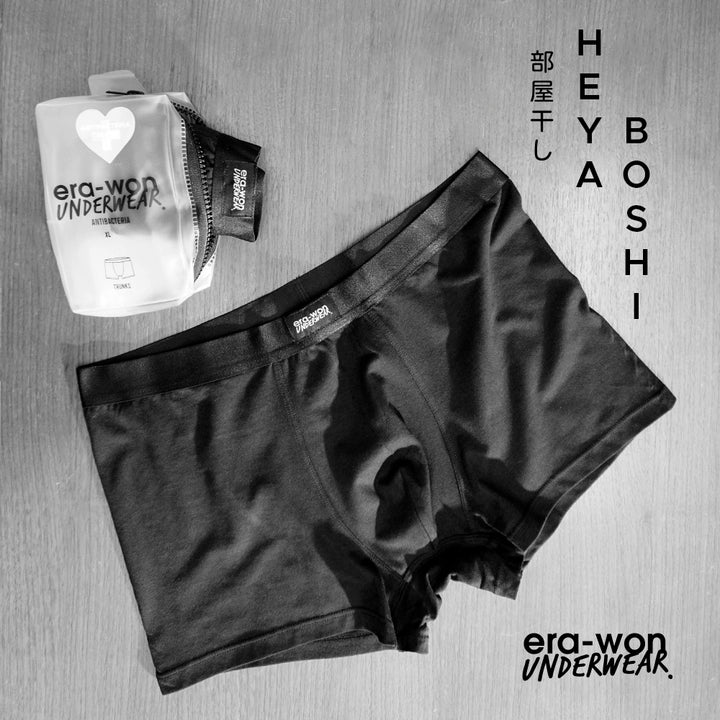 era-won กางเกงในไข่สะอาด Zinc Plus Anti-bac Underwear trunks สี Black 
