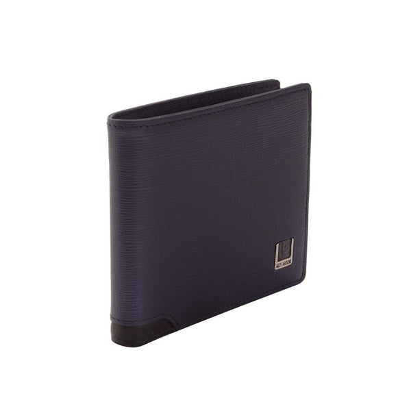 Guy Laroche กระเป๋าสตางค์หนังเรียบ พับสั้น 8 การ์ด สีกรมท่า (BW31651W5NVS1) ICCSHOPPING