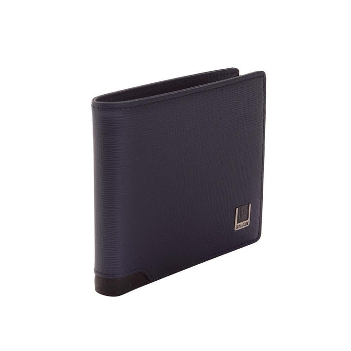 Guy Laroche กระเป๋าสตางค์หนังเรียบ พับสั้น 8 การ์ด สีกรมท่า (BW31651W5NVS1) ICCSHOPPING