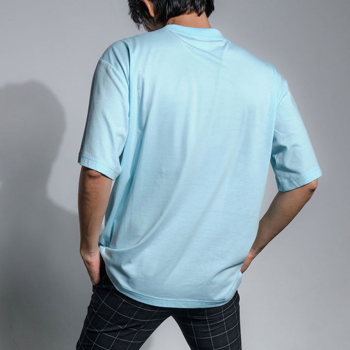 era-won เสื้อยืด Oversize T-Shirt สี Light Blue 