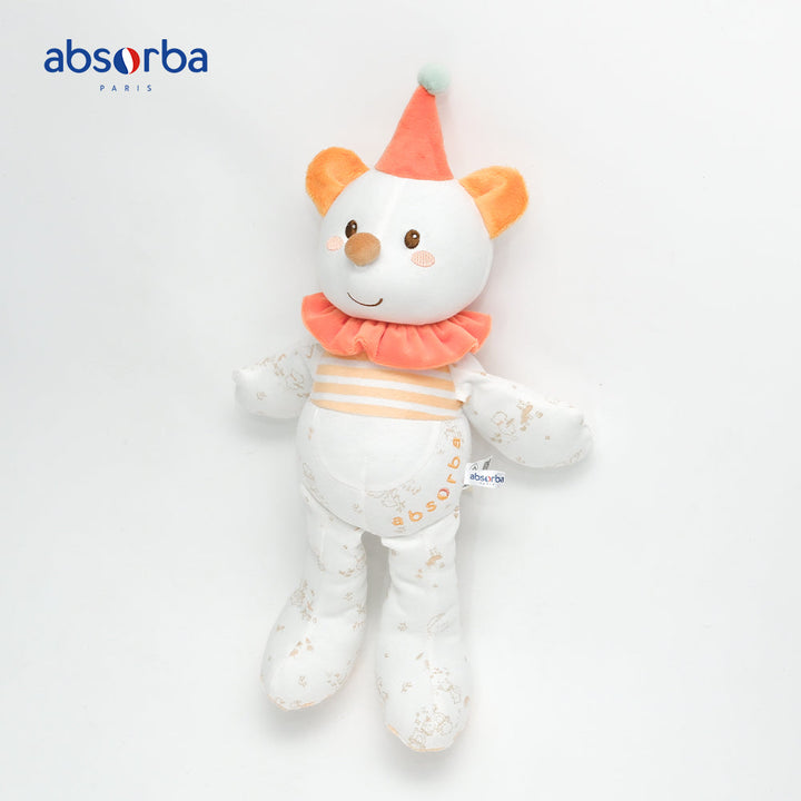 แอ็บซอร์บา ตุ๊กตาพี่หมี สีส้ม คอลเลคชั่น Happiness เหมาะสำหรับเด็กแรกเกิดขึ้นไป ICCSHOPPING