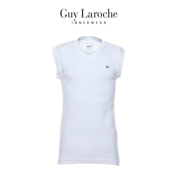 Guy Laroche (เสื้อแขนกุดคอวี Bady fit) มีให้เลือก 3 สี ผ้า Cotton USA 100% รุ่น(JVS2423R4) ICCSHOPPING