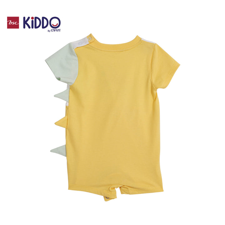 ENFANT (อองฟองต์) BSC KIDDO by Enfant ชุดหมีสั้น สำหรับเด็ก 3 เดือน - 2 ปี คอลเล็กชั่น DINO DUDE สีเหลือง ICCSHOPPING