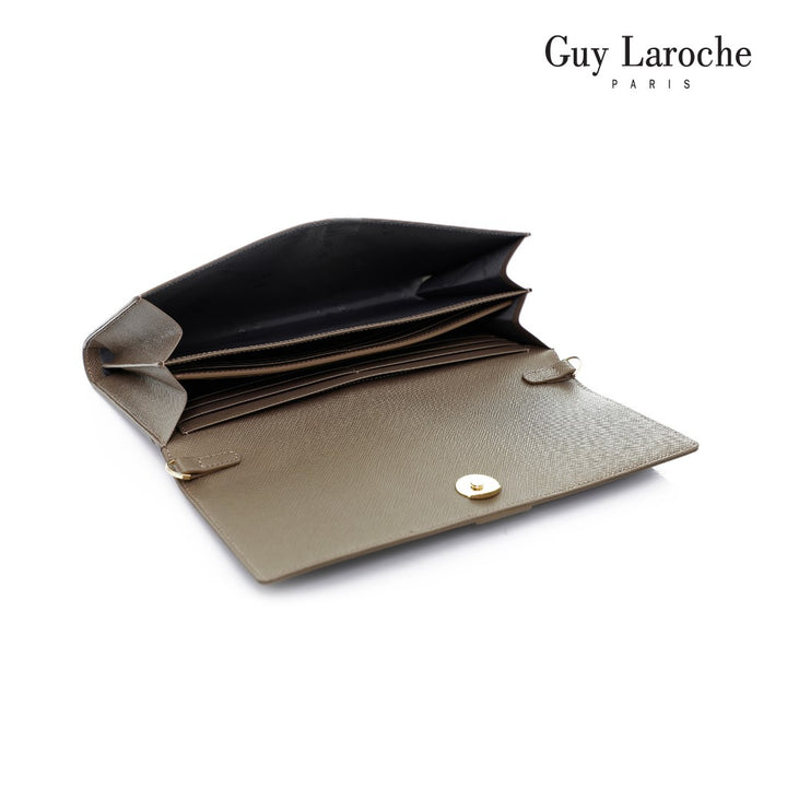 Guy Laroche กระเป๋าสะพายสตรี รุ่น CLASSIC III ( หนังอัดลาย ) - AGH0112_BR 