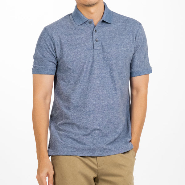era-won เสื้อโปโล แขนสั้น ทรงสลิม Polo Golf รุ่น Alway Fresh สี NAVY 