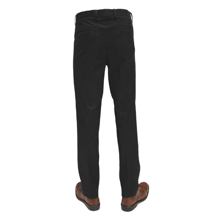 Guy Laroche กางเกงสแล็ค ทรงกระบอก ไม่มีจีบทรงSLIM FIT - สีดำ  รุ่นBSB6281P4 