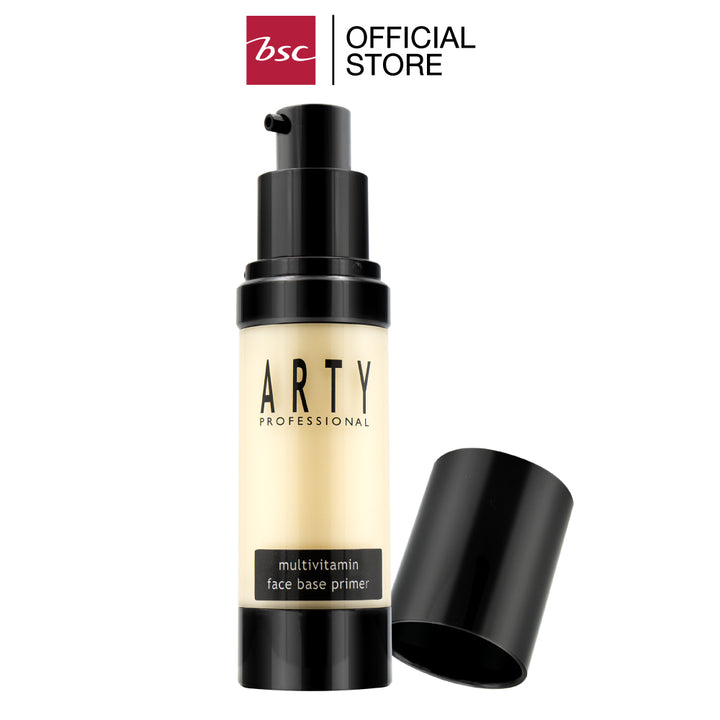 ARTY PROFESSIONAL MULTIVITAMIN FACE BASE PRIMER อาร์ทตี้ โปรเฟสชั่นแนล มัลติวิตามิน เฟซ เบส ไพรเมอร์ ผลิตภัณฑ์ไพรเมอร์ที่ช่วยบำรุงผิวหน้า เพิ่มความชุ่มชื่น และทำให้ผิวหน้าดูเรียบเนียน 