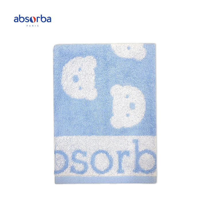 แอ็บซอร์บา  (แพ็ค 1 ผืน) ผ้าขนหนู ลายน้องหมี มีให้เลือก 2 สี รุ่น Cotton Print ทอ 2 ด้าน -  tw ICCSHOPPING