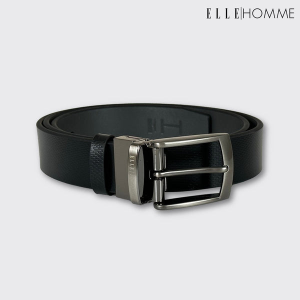 ELLE  HOMME  เข็มขัดหนังวัวแท้ สำหรับผู้ชาย H84009823 ELLE HOMME