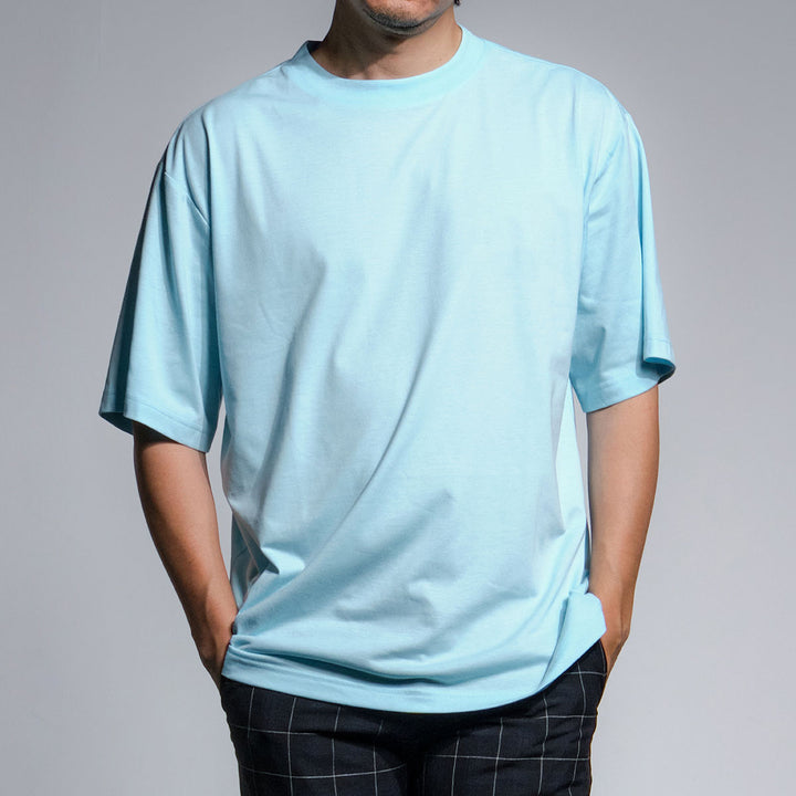era-won เสื้อยืด Oversize T-Shirt สี Light Blue 