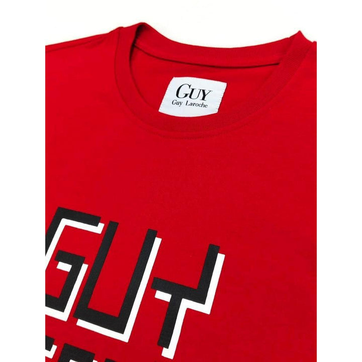 Guy Laroche เสื้อยืดสกรีนอักษร Guy Laroche เนื้อผ้า Cotton100% 