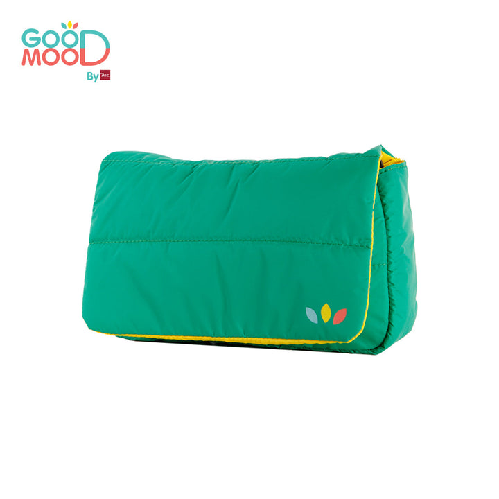 Good Mood by bsc กระเป๋า 2in1 สะพายข้าง+คาดอก สกรีน โลโก้ GOOD MOOD สีเขียว สำหรับเด็กอายุ 3-8 ปี ผ้า Poly ICCSHOPPING