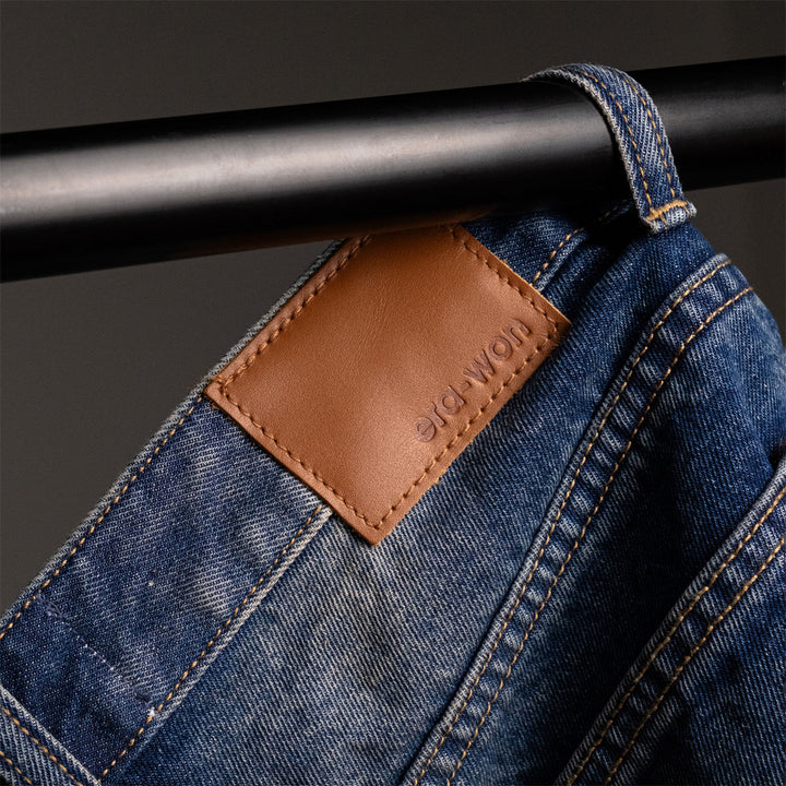 era-won กางเกงยีนส์ทรง Baggy Denim Comfy Loose Baggy สี Slam Wash 