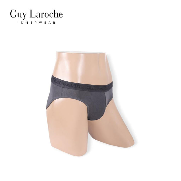 (NEW) Guy Laroche กางเกงในชาย สัมผัสนุ่ม กระชับ สวมใส่สบาย แพ็ค 2 ตัว สีเทา รุ่น JUS4501R5GY ICCSHOPPING