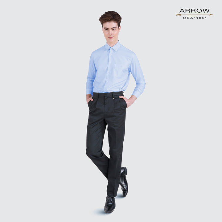 ARROW เสื้อเชิ้ต Non Iron แขนยาว ทรง Comfort Fit สีฟ้า MACC763S4BSBU 