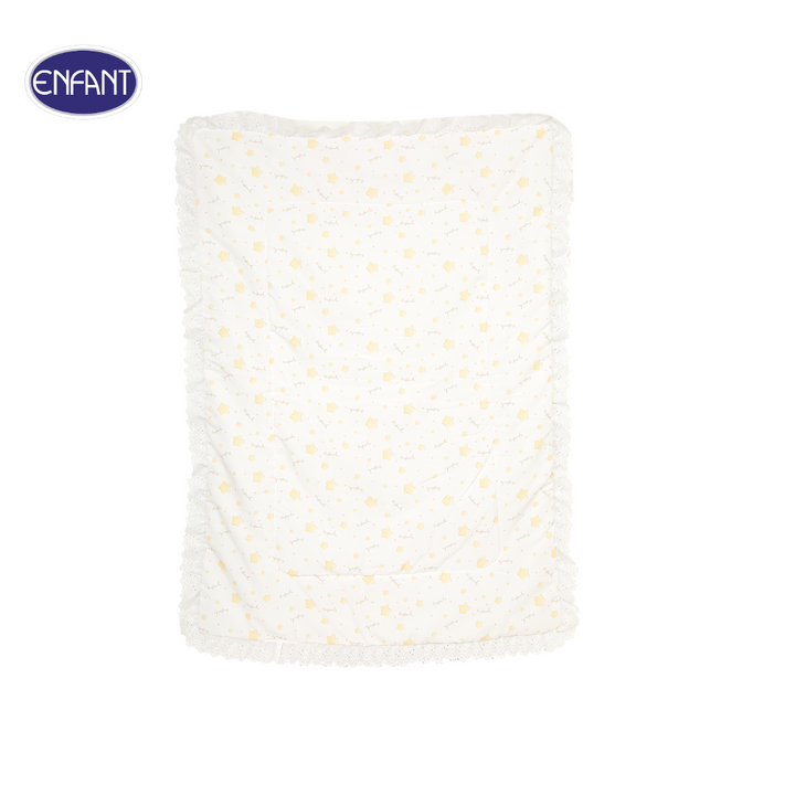 ENFANT (อองฟองต์) ผ้าห่มบุใยผ้า Woven ลายน้องแกะ ผ้า Premium Keshiba ขนาด 30x40 นิ้ว 
