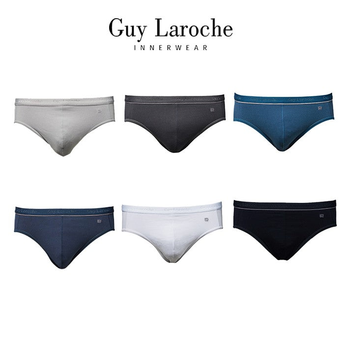 Guy Laroche กางเกงในชายกีลาโรช 6 Piece Cotton + Spandex (JUS4019R2MX) Guy Laroche Innerwear