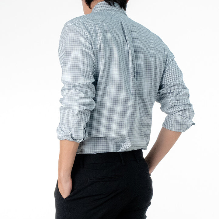 era-won เสื้อเชิ้ต รุ่น Oxford shirts Mercerizing สี REPUBLIC OF CHECK 