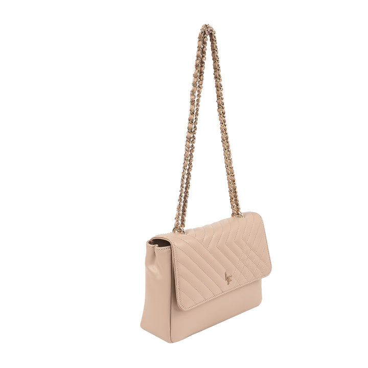 Louis Fontaine กระเป๋าสะพายสายโซ่ รุ่น DELLA - สีน้ำตาล 