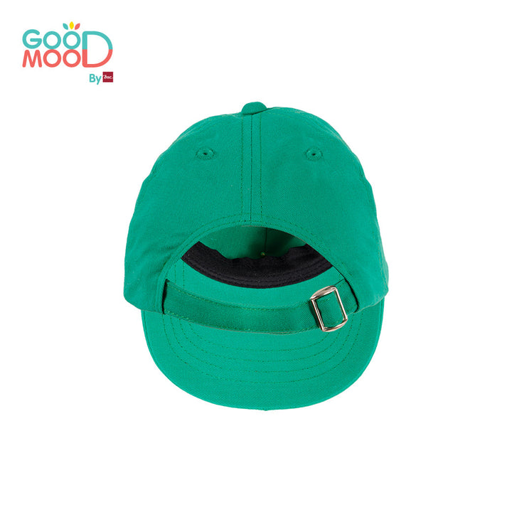 Good Mood by bsc หมวกแก๊ปปักโลโก้ GOOD MOOD ด้านข้าง สีเขียว สำหรับเด็กอายุ 3-8 ปี ผ้าทวิล ICCSHOPPING