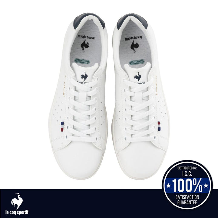 le coq sportif รองเท้าชาย-หญิง รุ่น LA ROLAND SL สีขาว-กรม (รองเท้าผ้าใบ, รองเท้าแฟชั่น, Unisex) ICCSHOPPING