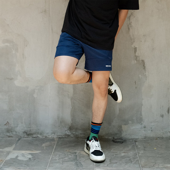 era-won กางเกงขาสั้น รุ่น era-won casual sports สี Navy มี Logo 