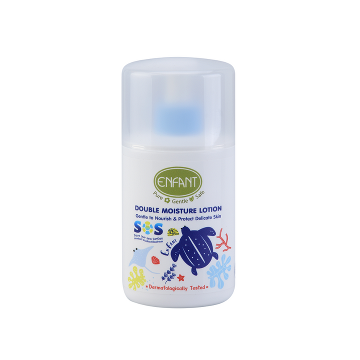 ENFANT(อองฟองต์) Organic Plus Double Moisture Lotion ดับเบิ้ล มอยส์เจอร์ โลชั่น สูตรเนื้อครีมเข้มข้น 250 ml. 