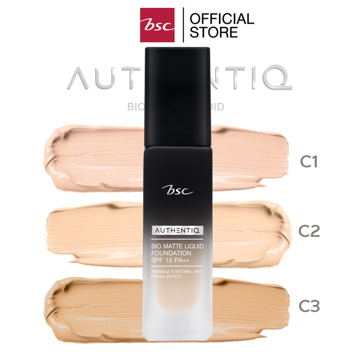 BSC AUTHENTIQ BIO MATTE LIQUID FOUNDATION SPF 15 PA++ 