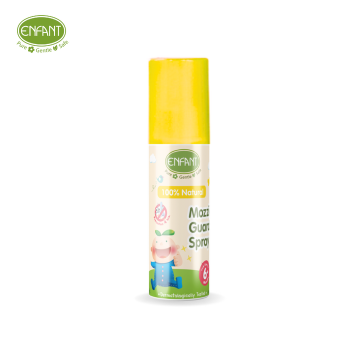 ENFANT (อองฟองต์) Natural Mozzie Guard Spray สเปรย์กันยุง กลิ่นตะไคร้หอม สำหรับเด็ก 6 เดือนขึ้นไป 50ml. 