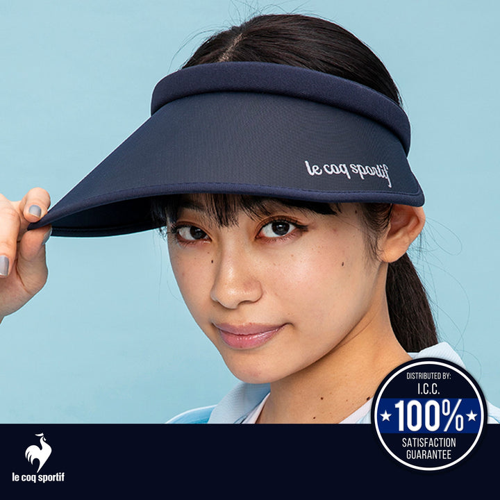 le coq sportif หมวกไวเซอร์กอล์ฟ มีให้ลือก 3 สี ดำ,เทา,กรม (หมวก, หมวกกันแดด, ไวเซอร์, Visor, golf, หมวกผู้หญิง, lecoq, เลอค็อก) " ICCSHOPPING