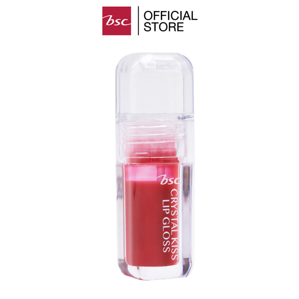 BSC CRYSTAL KISS LIP GLOSS # CHERRY RED   # เชอร์รี่ เรด 