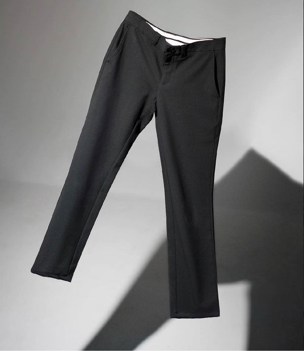 era-won กางเกงสแลคขายาว ทรงเดฟ Monotone workday สี Black Butterfly (สีดำ) ICCSHOPPING