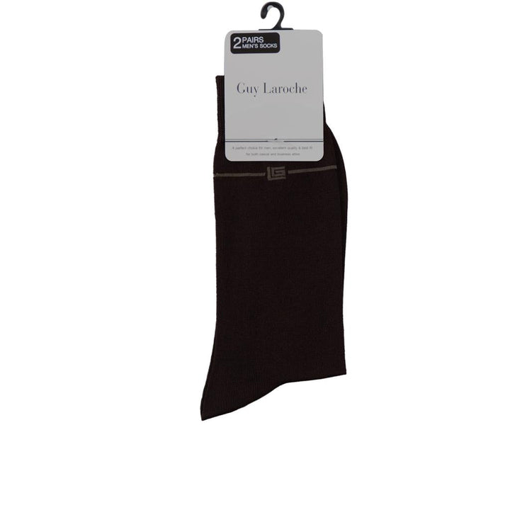 Guy Laroche ถุงเท้าข้อยาว สีน้ำตาล Free Size แพ็ค 2 คู่ (JSB1995W4BRP2) ICCSHOPPING