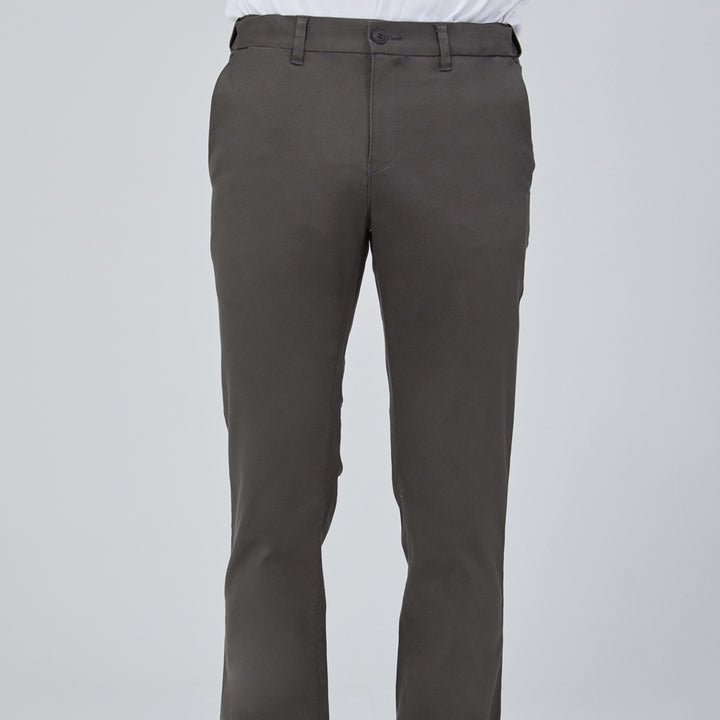 ARROW CHINO กางเกงชิโน่ ลำลองขายาว SMART Fit รุ่น Easy Move ปรับเอวได้ MECM9T5-OV สีเขียวขี้ม้า 