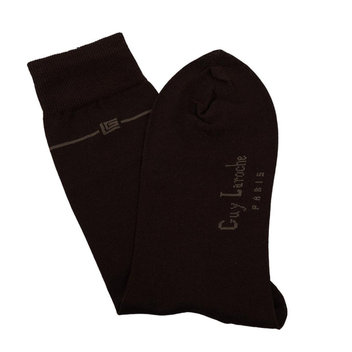Guy Laroche ถุงเท้าข้อยาว สีน้ำตาล Free Size แพ็ค 2 คู่ (JSB1995W4BRP2) ICCSHOPPING