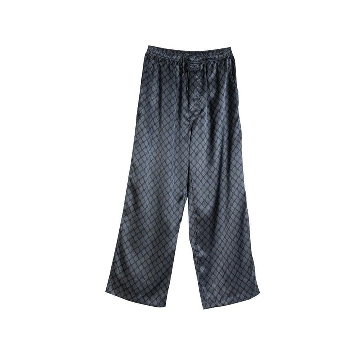 Guy Laroche ชุดนอนผ้าซาติน คอปก แขนสั้น ขายาว พิมพ์ลาย รุ่น JPP7521W4 ICCSHOPPING