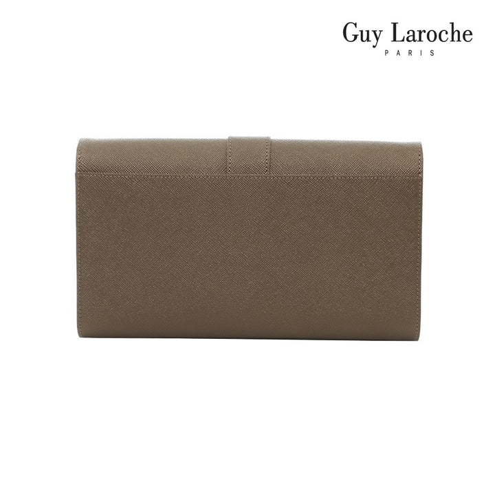 Guy Laroche กระเป๋าสะพายสตรี รุ่น CLASSIC III ( หนังอัดลาย ) - AGH0112_BR 