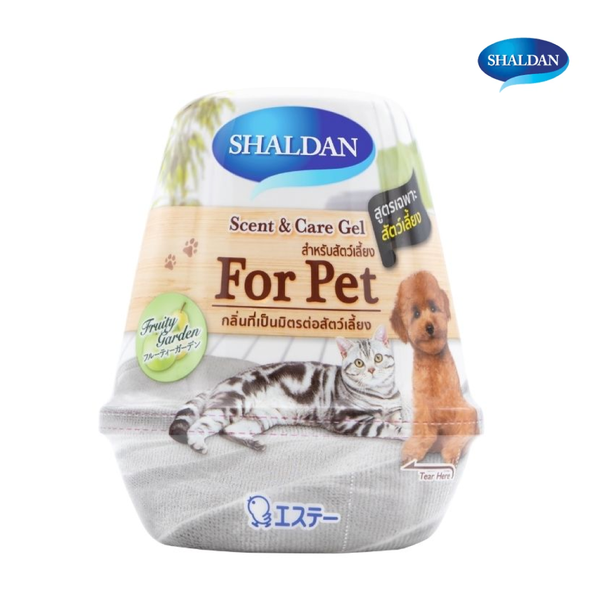 SHALDAN Scent & Care Gel สำหรับสัตว์เลี้ยง (180กรัม)